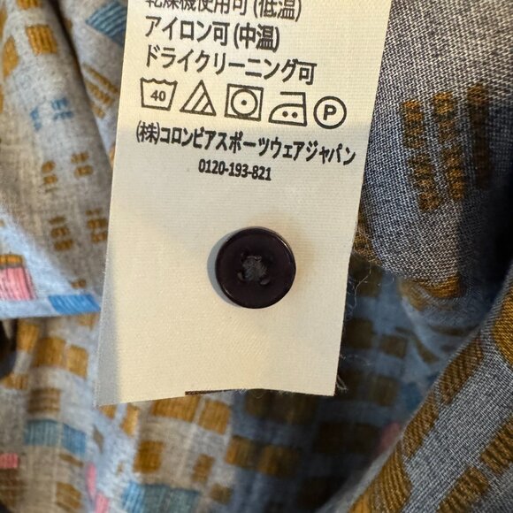 prAna Elsie Top Geo Print Tencel Long Sleeve Blouse Size M - Picture 10 of 10